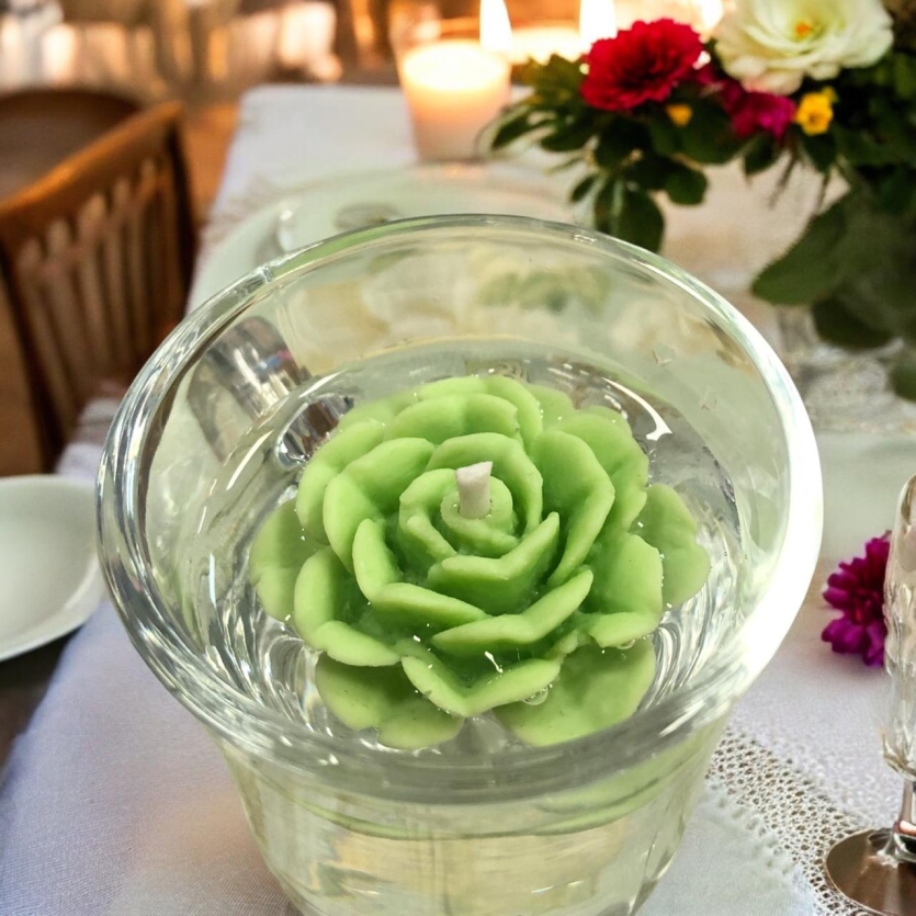 Vela Artesanal Flutuantes 12 unidades